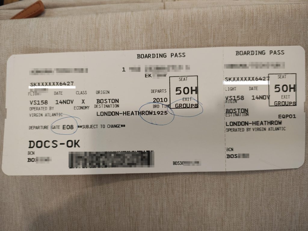ユーロボーナスミリオネアへの旅_MEX-ATL-BOS-LHR