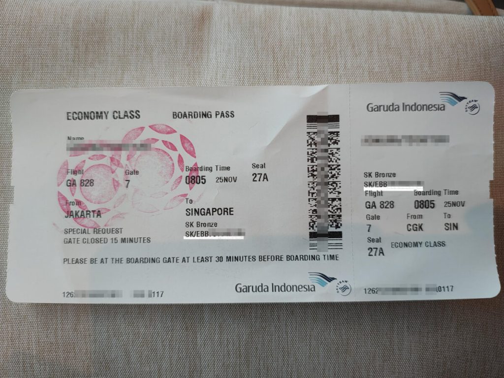 ユーロボーナスミリオネアへの旅その１１_CGK-SIN-SGN