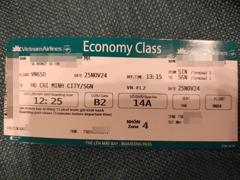 ユーロボーナスミリオネアへの旅その１１_CGK-SIN-SGN